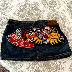 Mini limited edition denim skirt